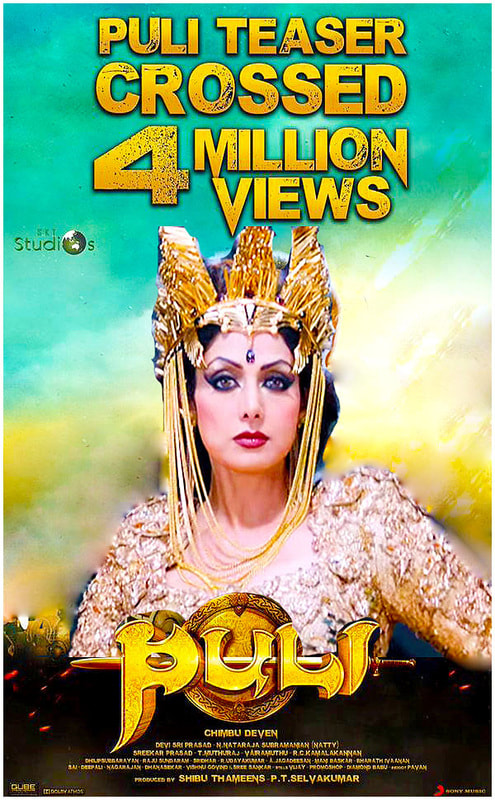 Puli Teaser crossed 4M views!
