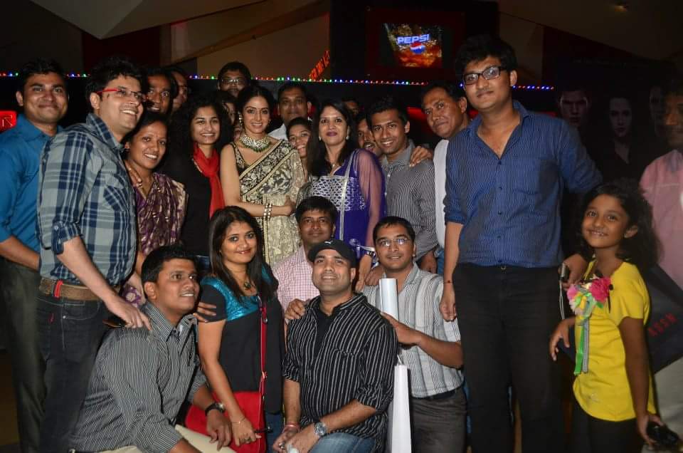 Sridevi & Gauri Shinde attending English Vinglish’s Success Party Hosted by Loyal Fans