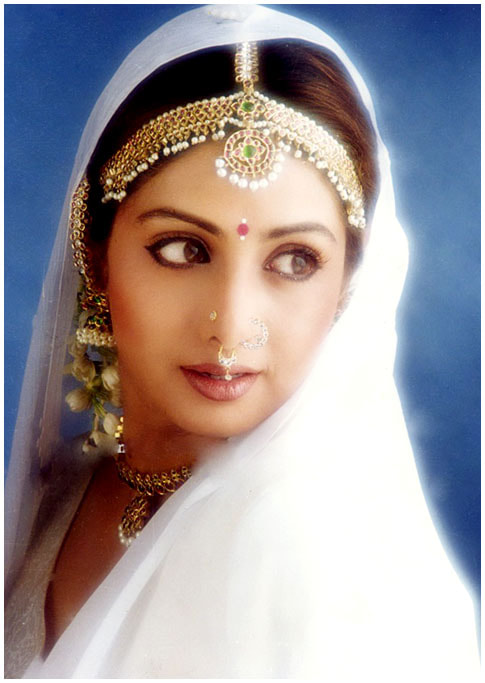 Sridevi in White