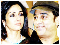 Sridevi and Kamal
